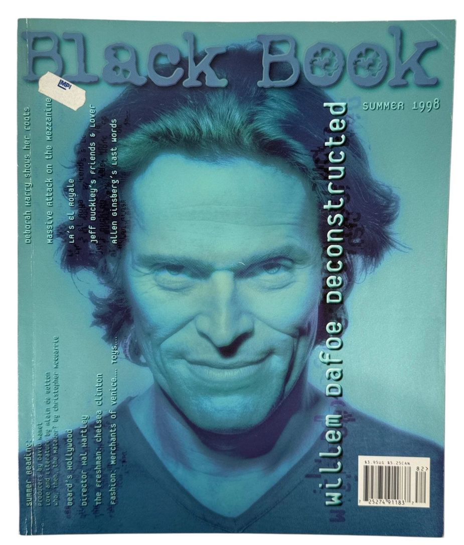 BLACK BOOK magazine side cover Summer 1998