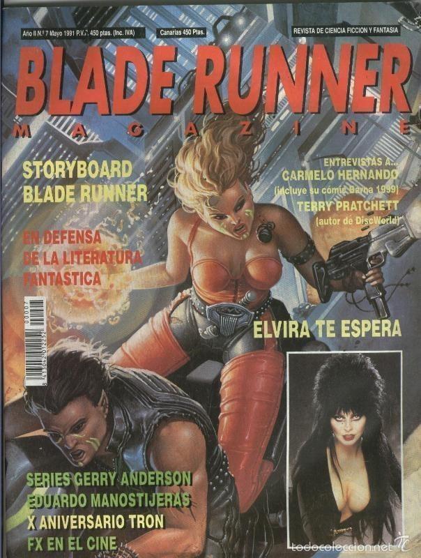 BLADE RUNNER magazine side cover Issue 7 May 1991
