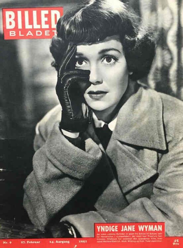BILLED BLADET magazine side cover Issue 9 27 February 1951