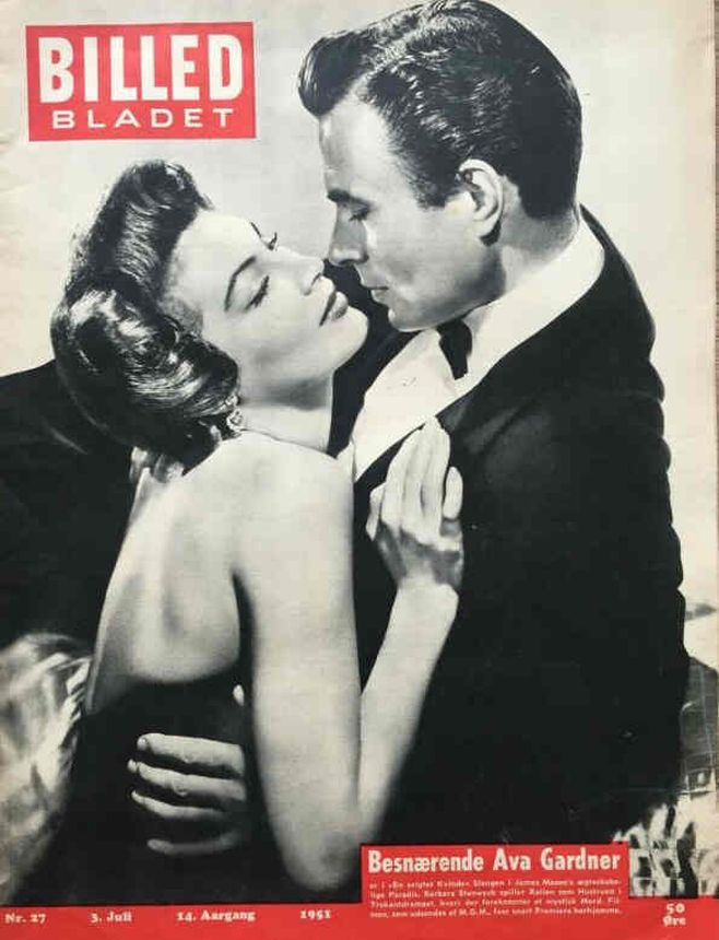 BILLED BLADET magazine side cover Issue 27 3 July 1951
