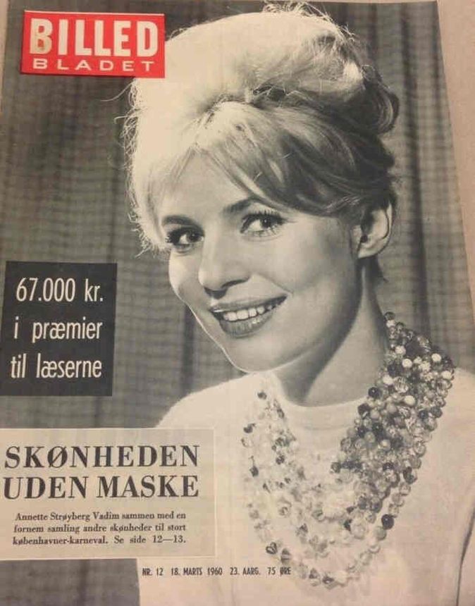 BILLED BLADET magazine side cover Issue 12 18 March 1960