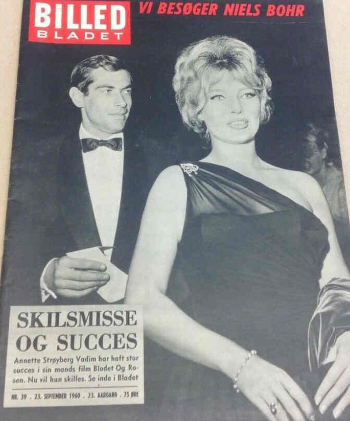 BILLED BLADET magazine side cover Issue 39 23 September 1960