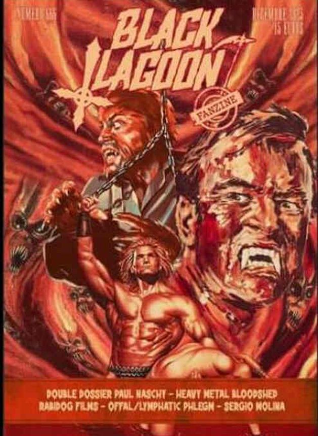 BLACK LAGOON magazine side cover Issue 6  December 2023