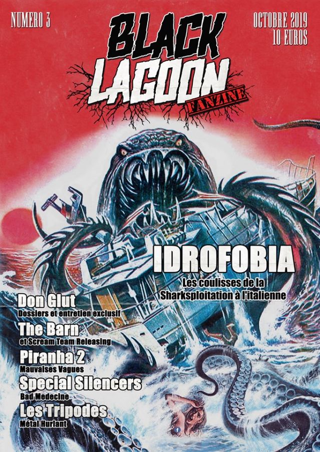 BLACK LAGOON magazine side cover Issue 3  October 2019