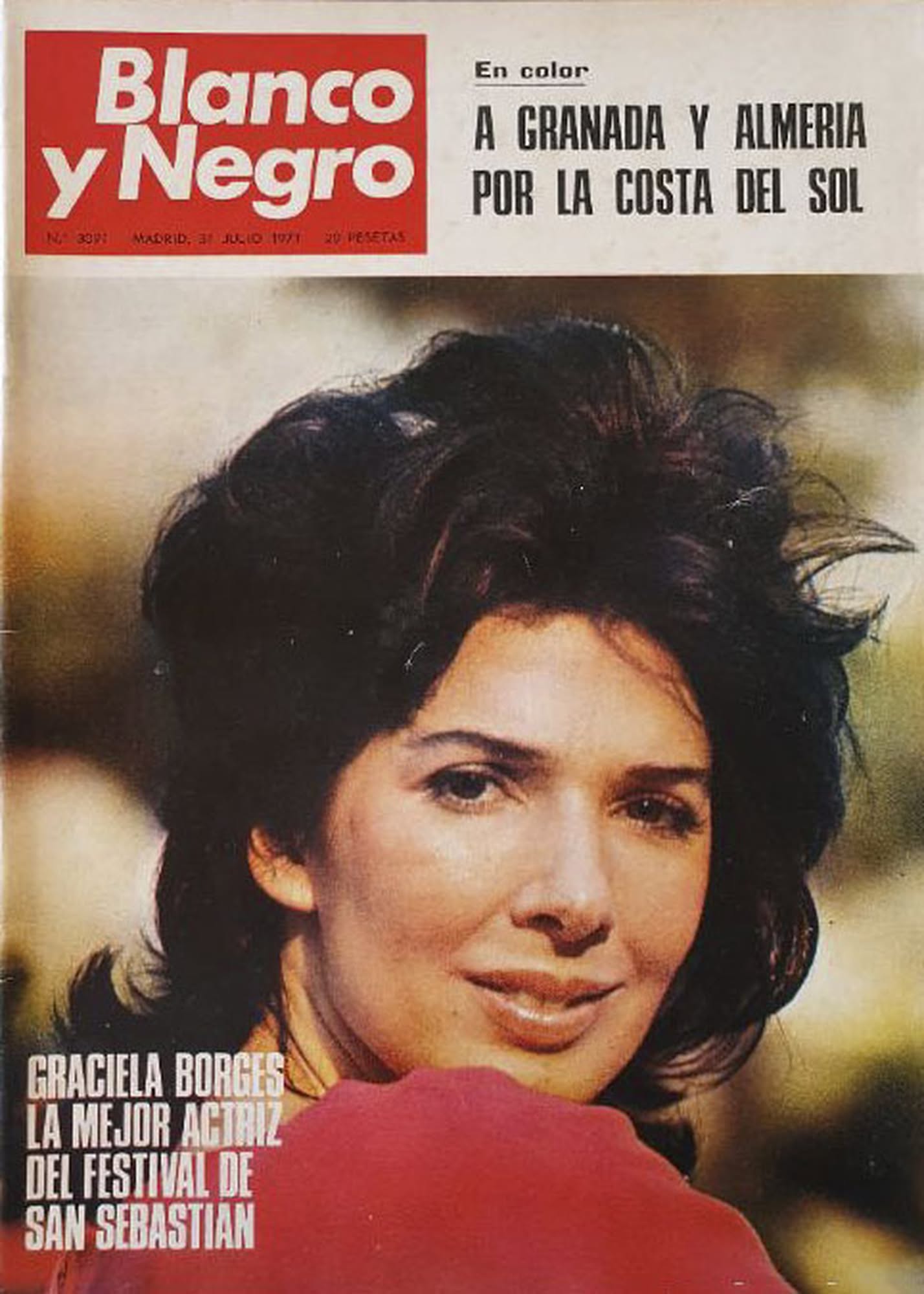 BLANCO Y NEGRO magazine side cover Issue 3091 31 July 1971