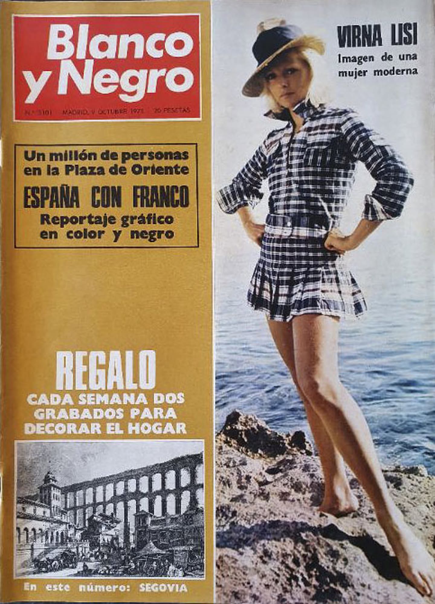 BLANCO Y NEGRO magazine side cover Issue 3101 9 October 1971