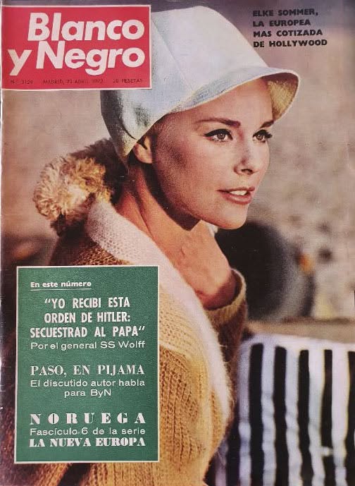 BLANCO Y NEGRO magazine side cover Issue 3129   1972