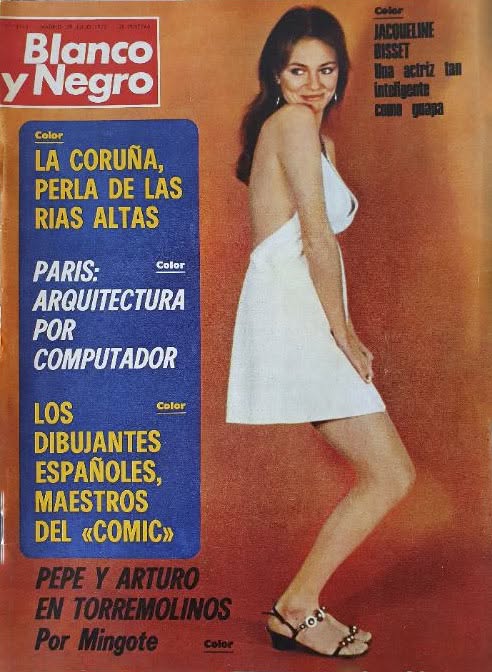 BLANCO Y NEGRO magazine side cover Issue 3143   1972