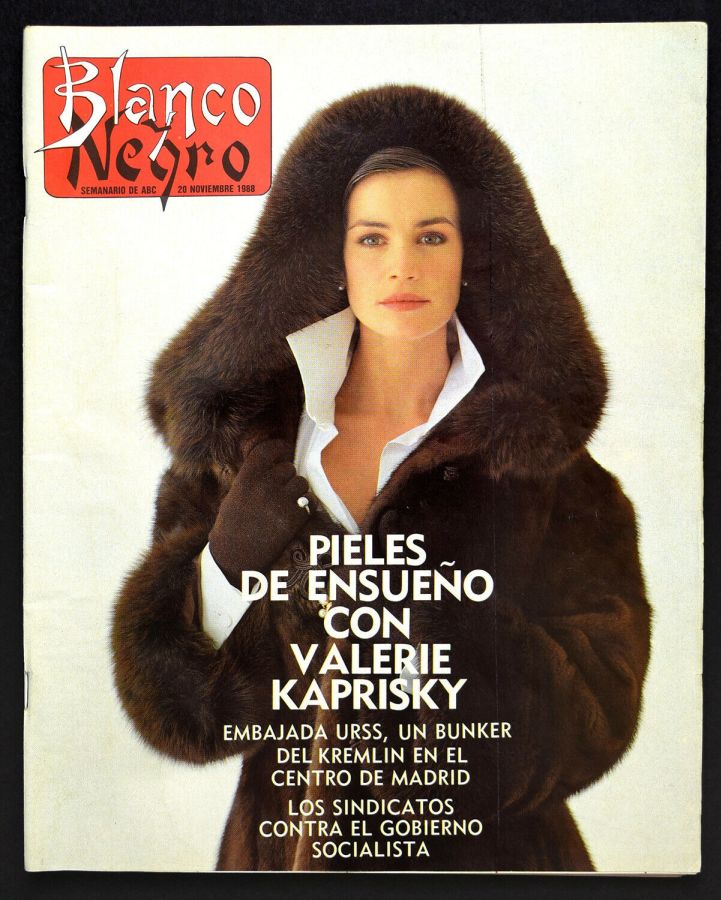 BLANCO Y NEGRO magazine side cover 20 November 1988