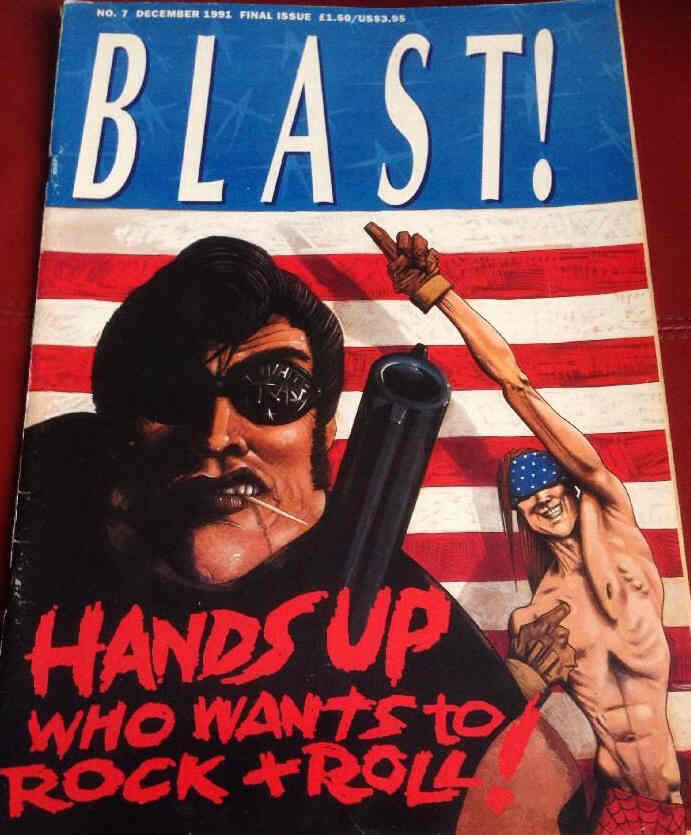 BLAST! magazine side cover Issue 7 December 1991