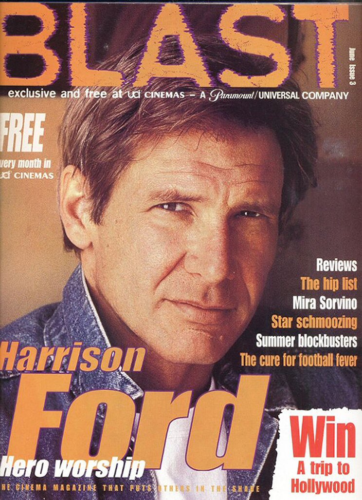 BLAST magazine side cover Issue 3  June 1998