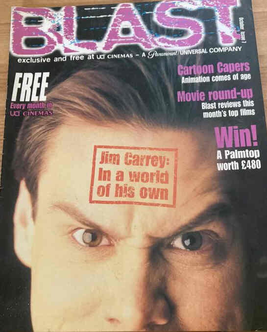 BLAST magazine side cover  October 1998