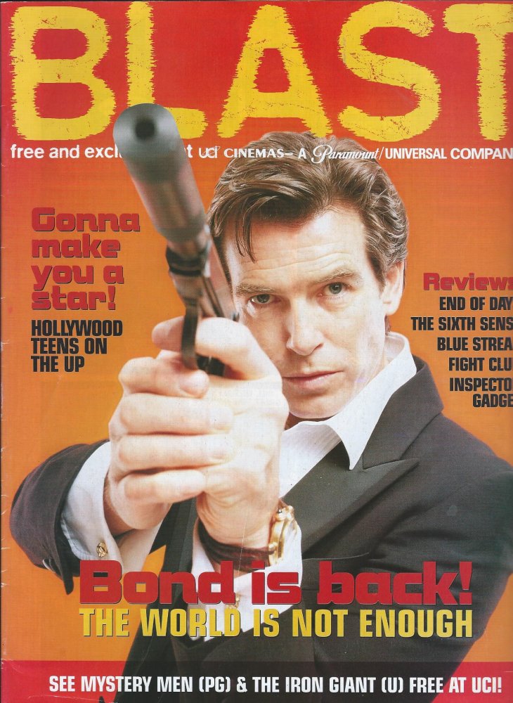 BLAST magazine side cover Issue 13 November 1999