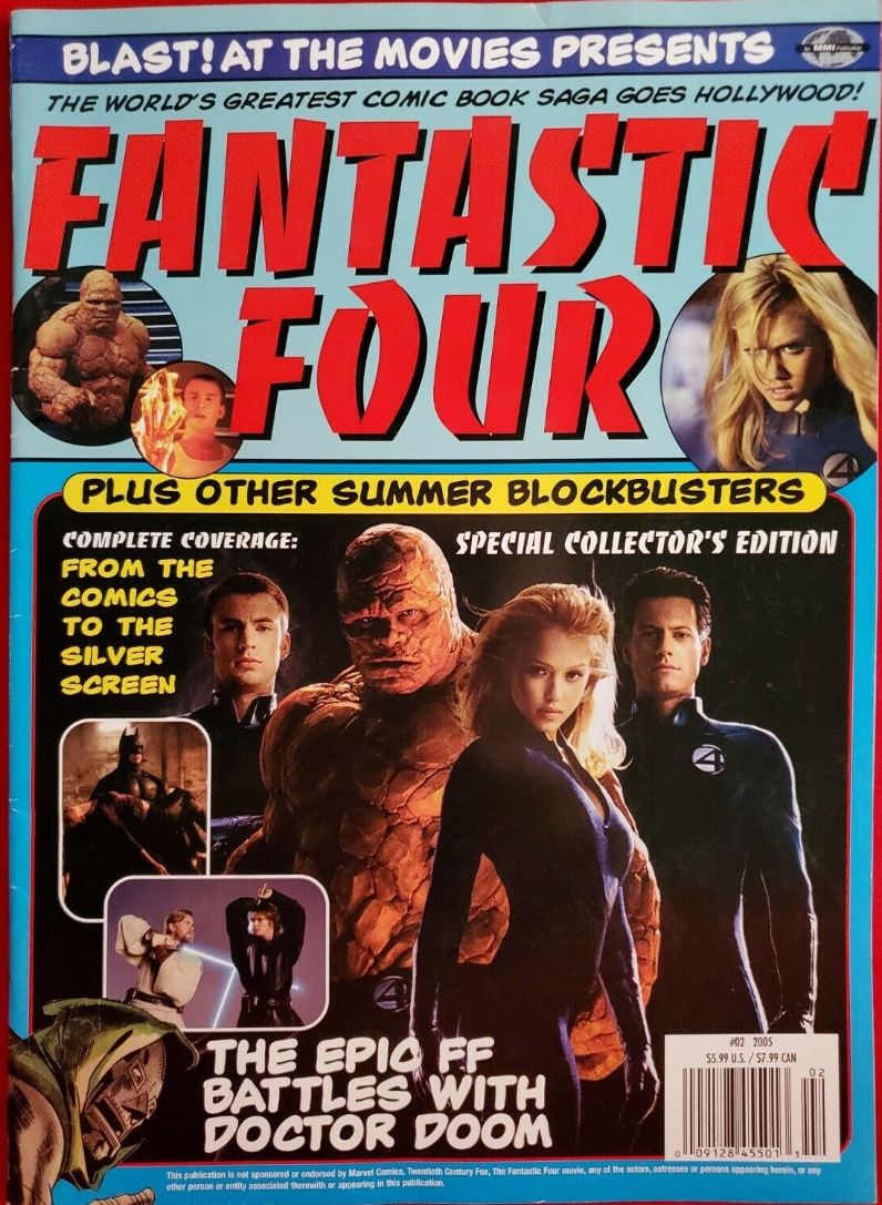 BLAST! AT THE MOVIES PRESENTS magazine side cover Issue 2   2005