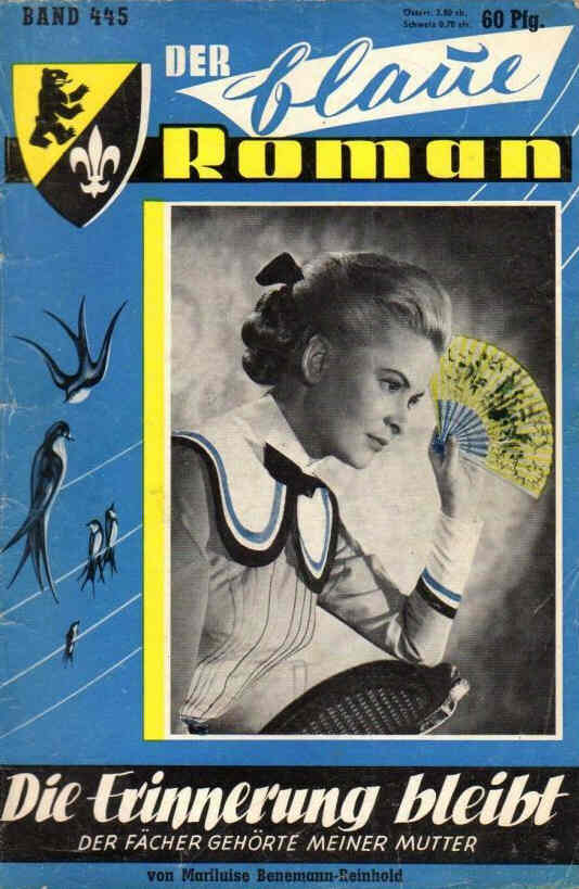 BLAUE ROMAN | DER magazine side cover Issue 445   