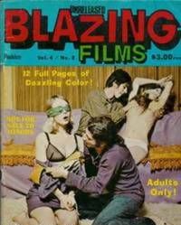 UNRELEASED BLAZING FILMS magazine side cover  Vol 4 # 2 July/August 1970