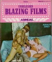 UNRELEASED BLAZING FILMS magazine side cover  Annual  1971