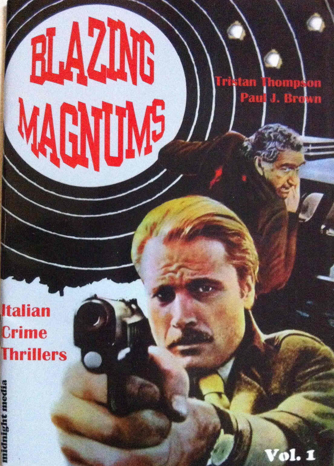 BLAZING MAGNUMS magazine side cover Issue 1  2006