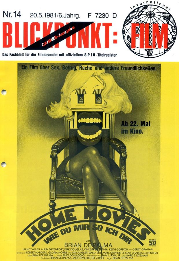 BLICKPUNKT: FILM magazine side cover Issue 14   1981