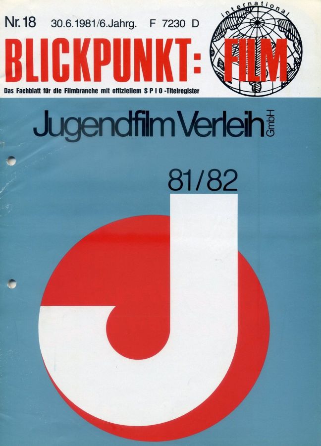 BLICKPUNKT: FILM magazine side cover Issue 18   1981