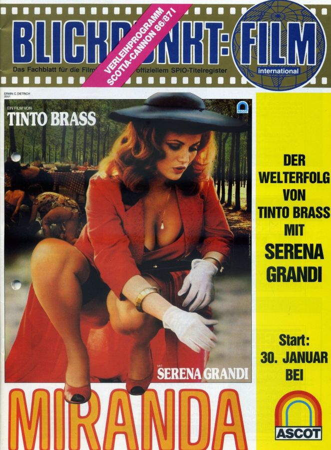BLICKPUNKT: FILM magazine side cover Issue 3   1986