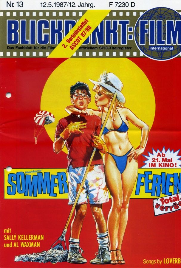 BLICKPUNKT: FILM magazine side cover Issue 13   1987
