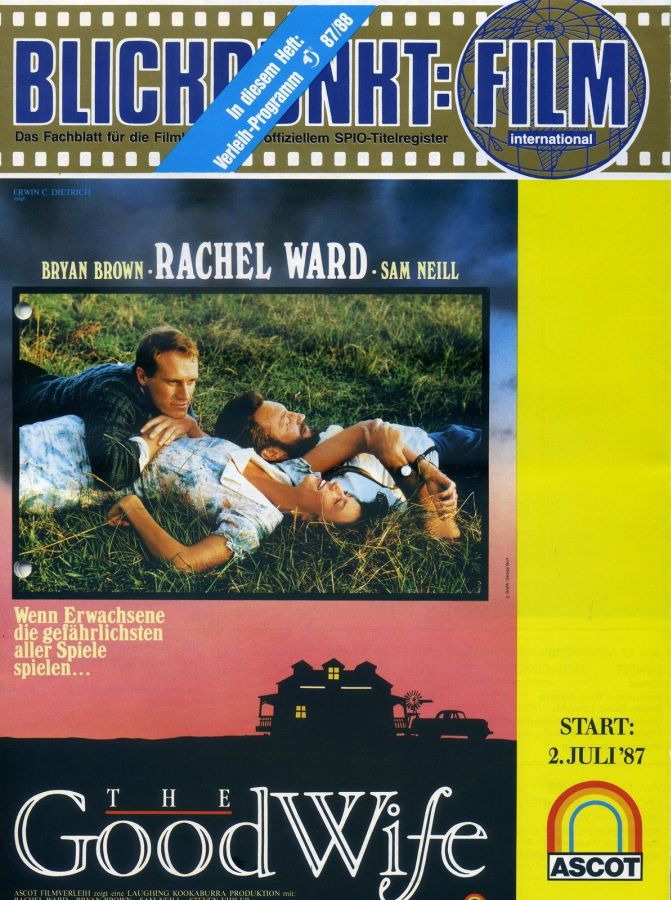 BLICKPUNKT: FILM magazine side cover Issue 15   1987
