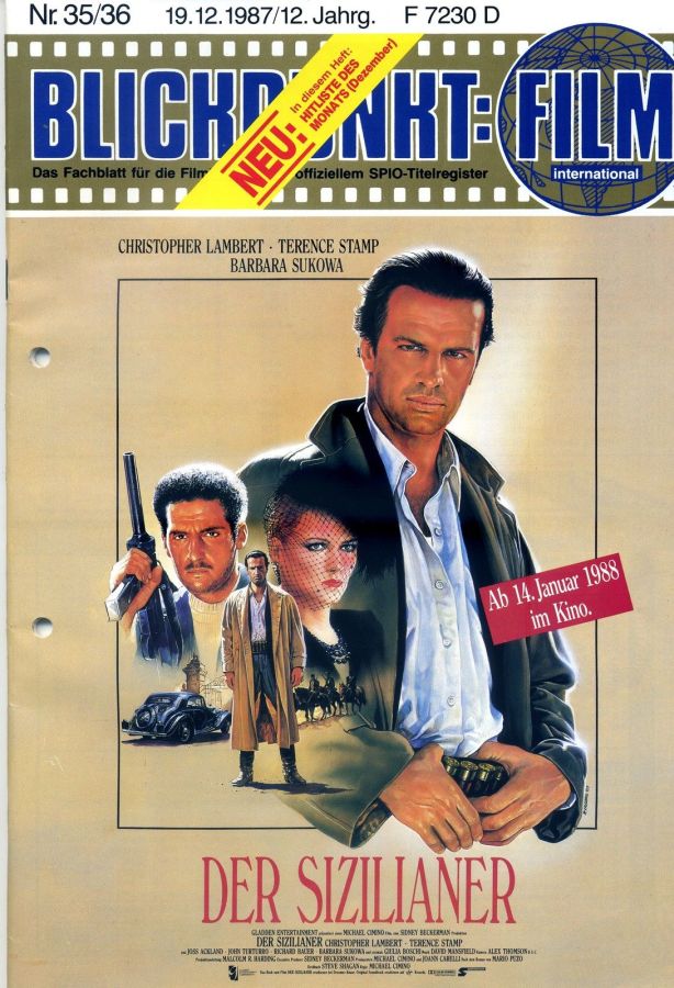 BLICKPUNKT: FILM magazine side cover Issue 35-36   1987