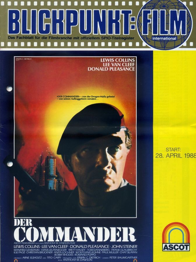 BLICKPUNKT: FILM magazine side cover Issue 11   1988