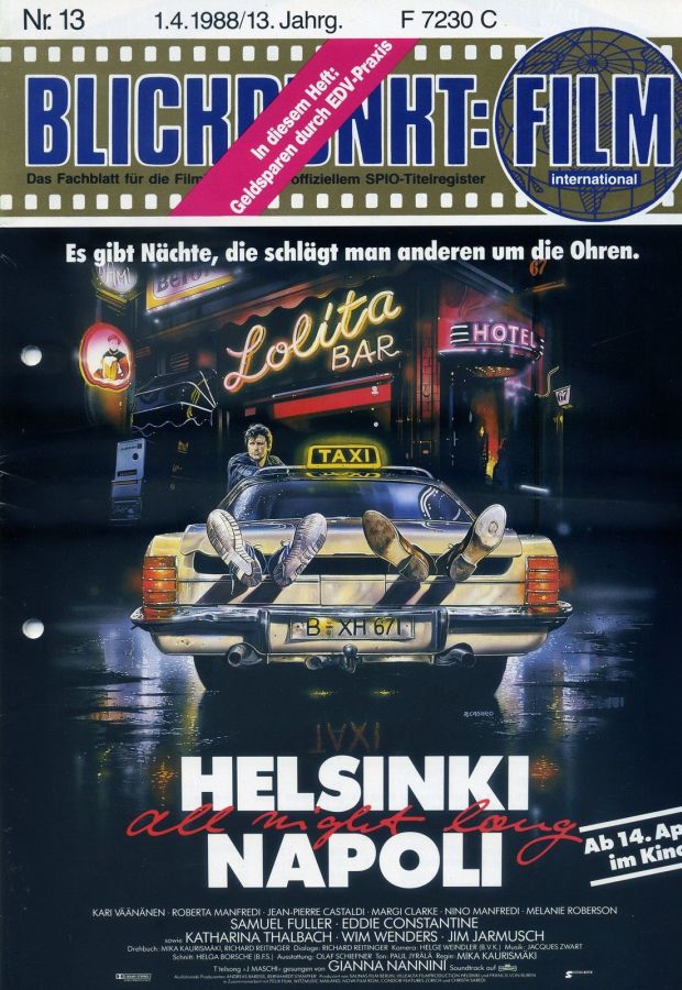 BLICKPUNKT: FILM magazine side cover Issue 13   1988