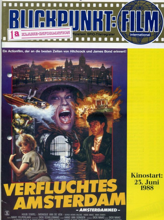 BLICKPUNKT: FILM magazine side cover Issue 19   1988
