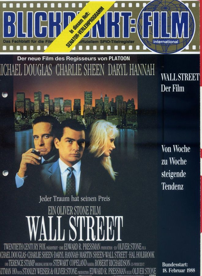 BLICKPUNKT: FILM magazine side cover Issue 3   1988