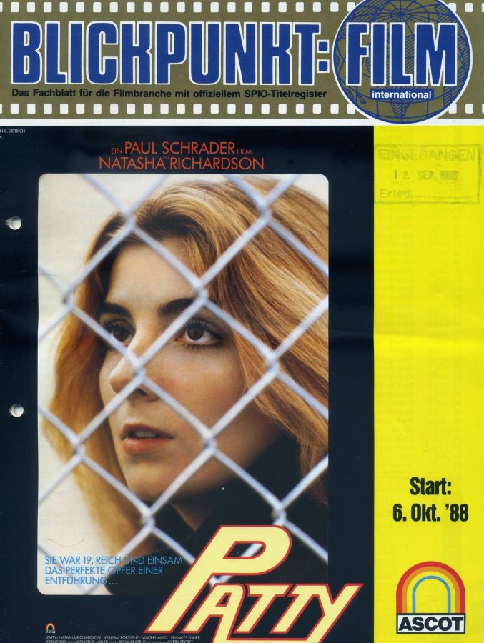 BLICKPUNKT: FILM magazine side cover Issue 34   1988