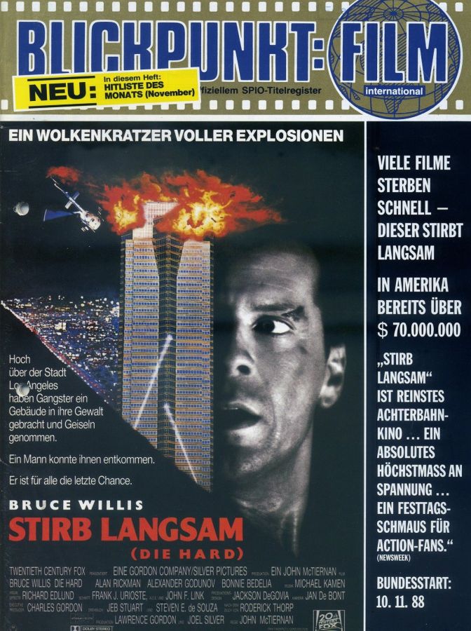 BLICKPUNKT: FILM magazine side cover Issue 41   1988
