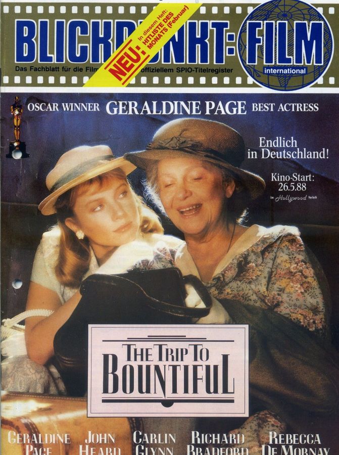 BLICKPUNKT: FILM magazine side cover Issue 8   1988