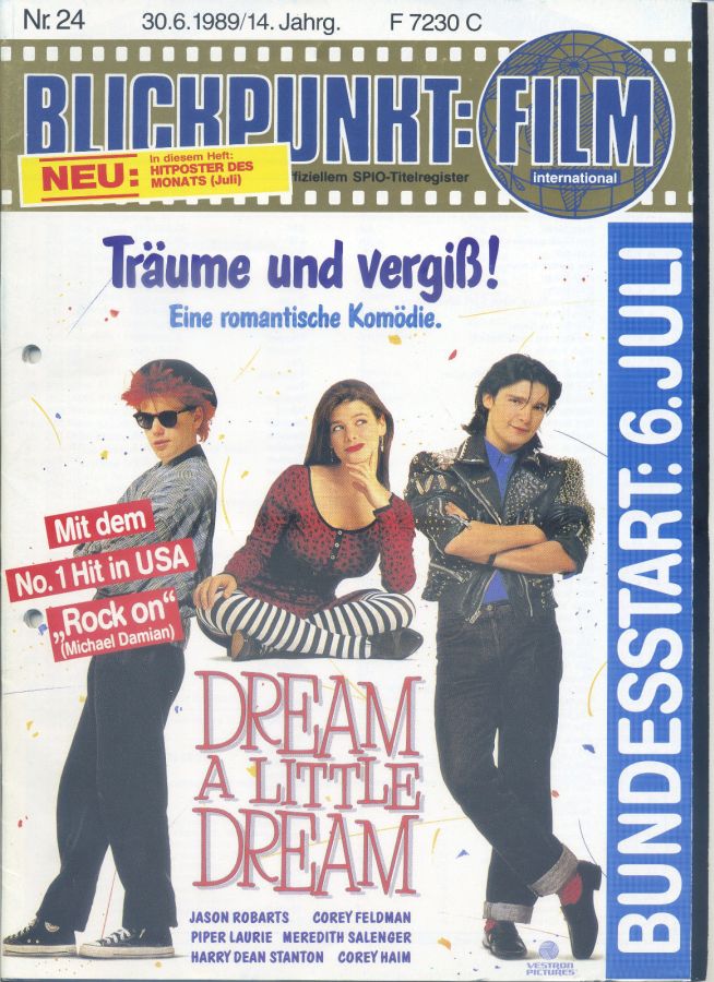 BLICKPUNKT: FILM magazine side cover Issue 24   1989