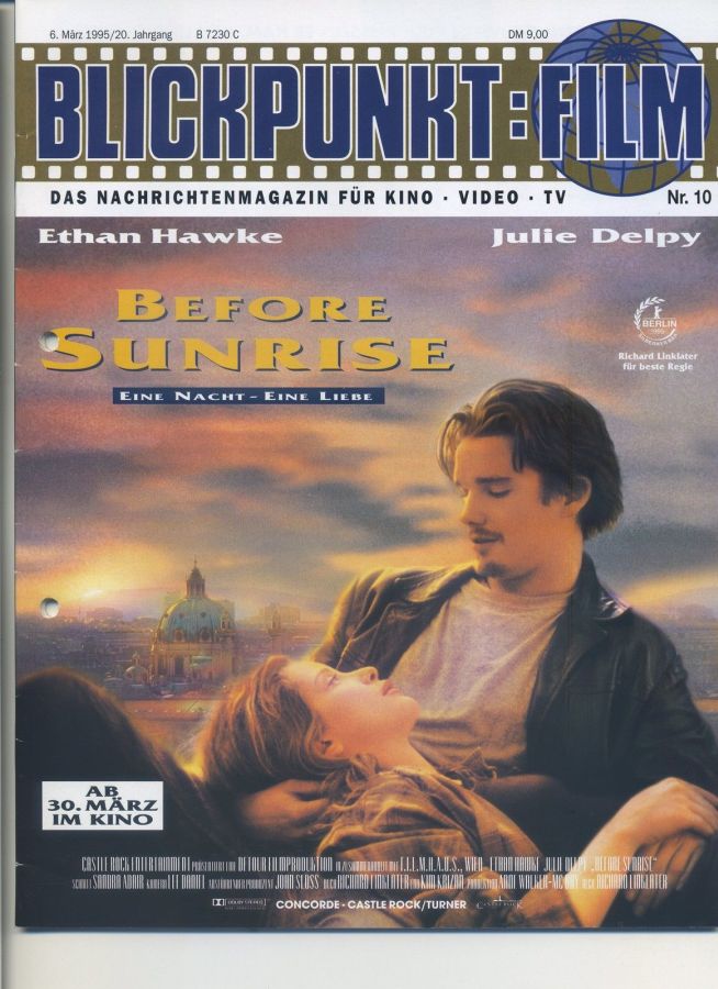 BLICKPUNKT: FILM magazine side cover Issue 10   1995