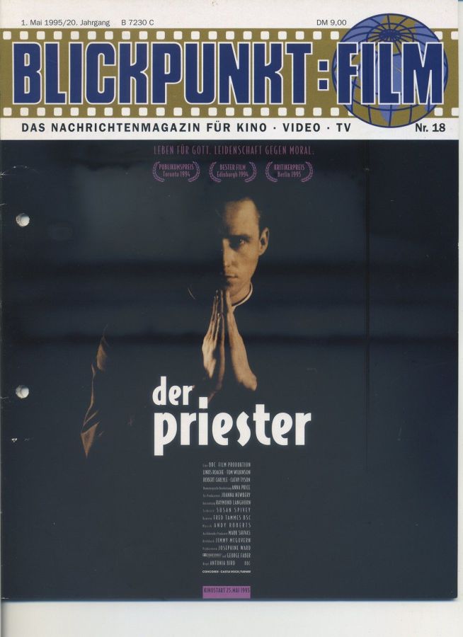 BLICKPUNKT: FILM magazine side cover Issue 18   1995