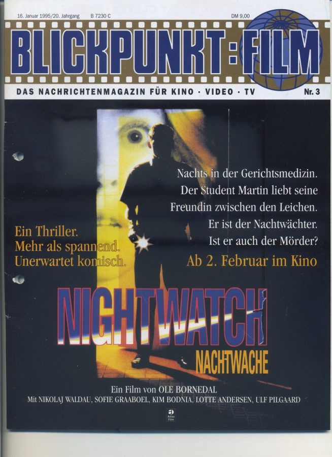 BLICKPUNKT: FILM magazine side cover Issue 3   1995