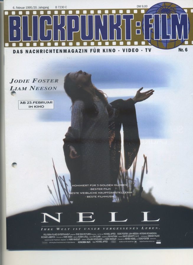 BLICKPUNKT: FILM magazine side cover Issue 6   1995