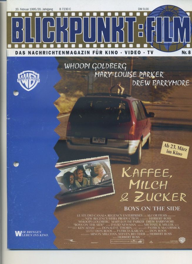 BLICKPUNKT: FILM magazine side cover Issue 8   1995