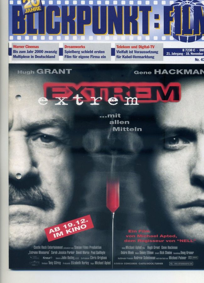 BLICKPUNKT: FILM magazine side cover Issue 47   1996