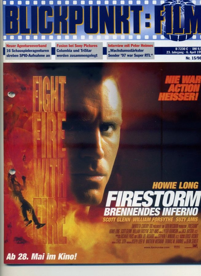 BLICKPUNKT: FILM magazine side cover Issue 15   1998