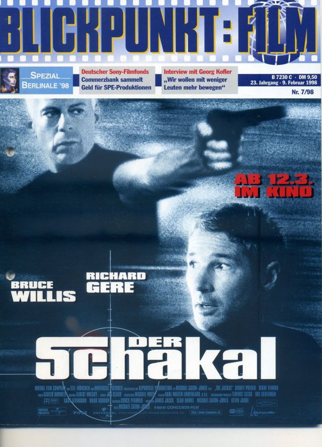 BLICKPUNKT: FILM magazine side cover Issue 7   1998