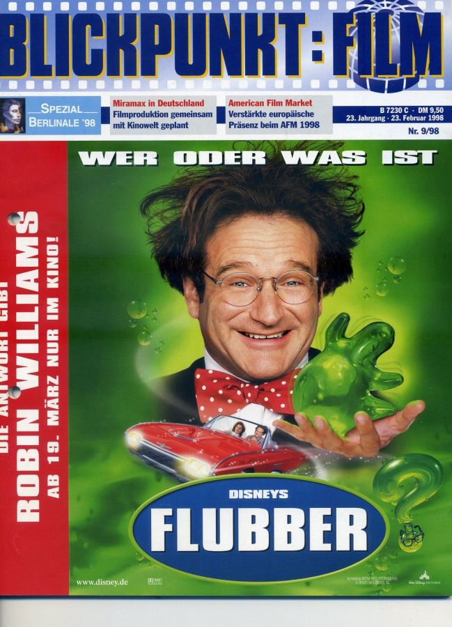 BLICKPUNKT: FILM magazine side cover Issue 9   1998