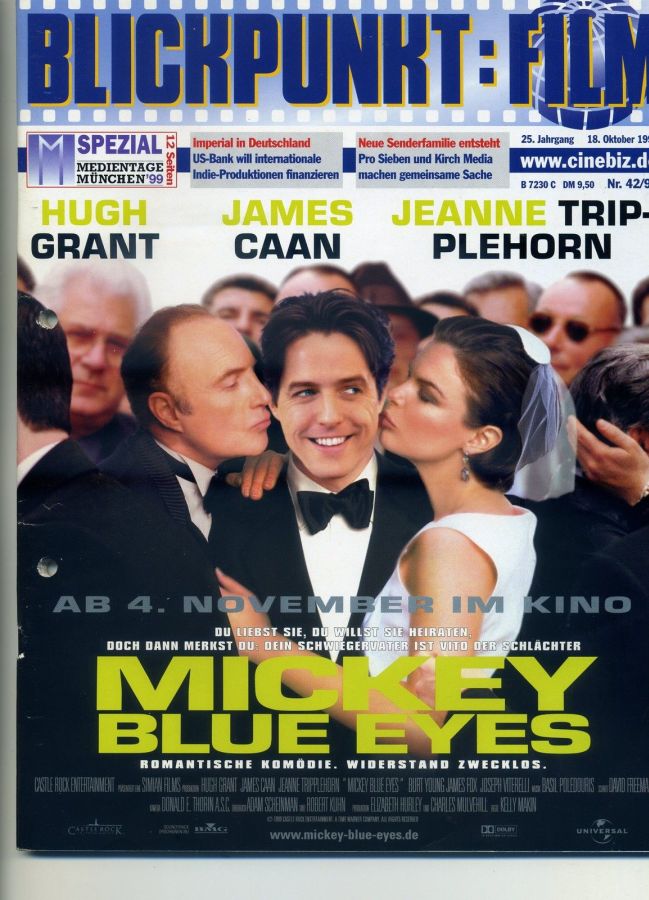 BLICKPUNKT: FILM magazine side cover Issue 42   1999