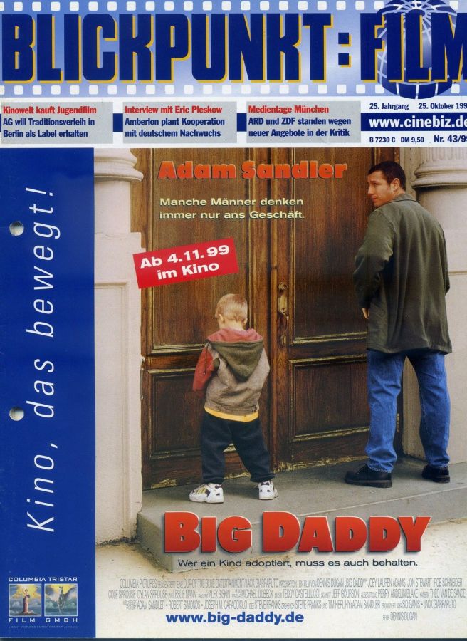 BLICKPUNKT: FILM magazine side cover Issue 43   1999