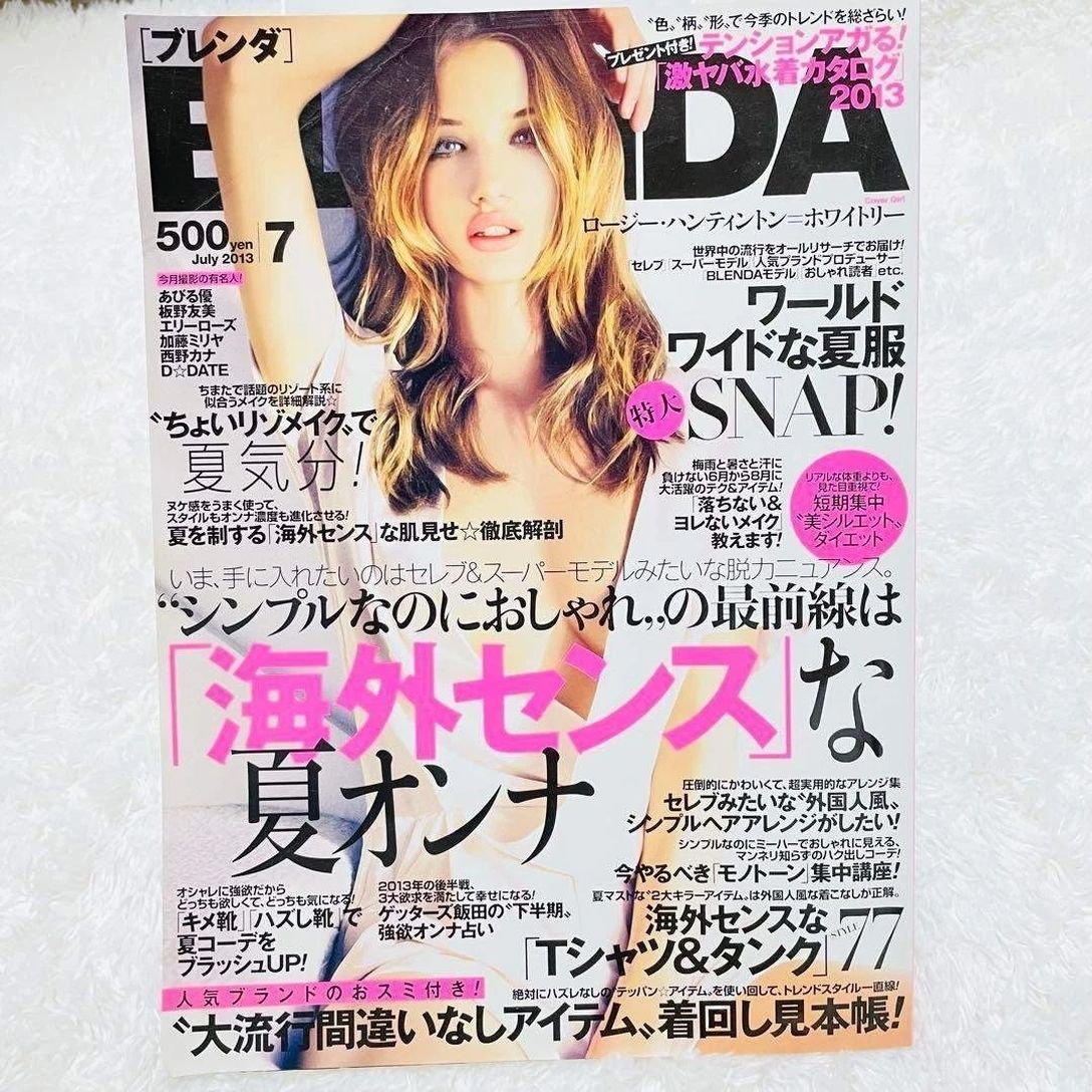BLENDA magazine side cover  July 2013
