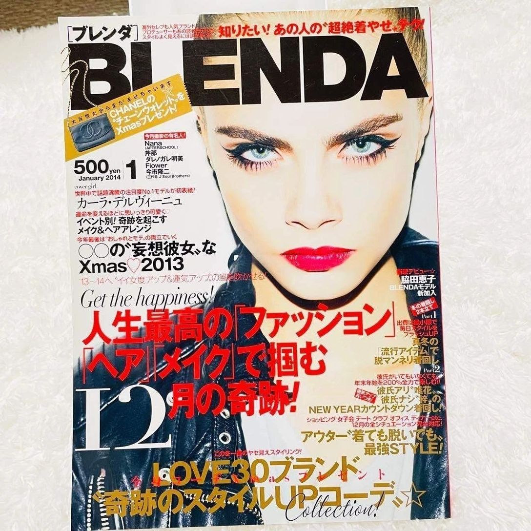 BLENDA magazine side cover  January 2014