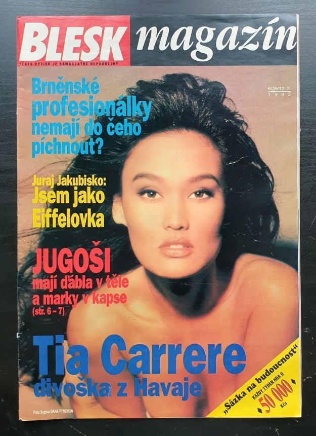 BLESK MAGAZIN magazine side cover  June 1993